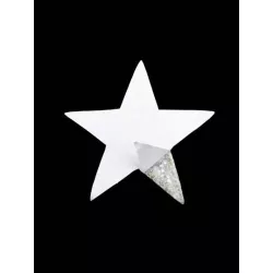 1 par Cubierta de pezón con diamante de imitación en forma de estrella