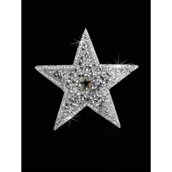 1 par Cubierta de pezón con diamante de imitación en forma de estrella