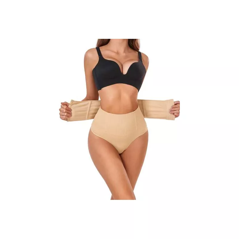 liso ajustable cintura Faja Set